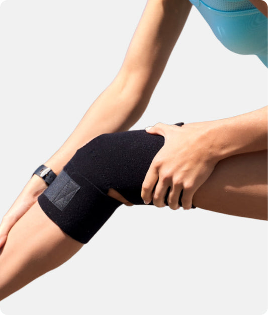 Elastic nylon sport knee